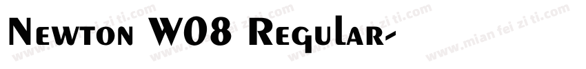 Newton W08 Regular字体转换